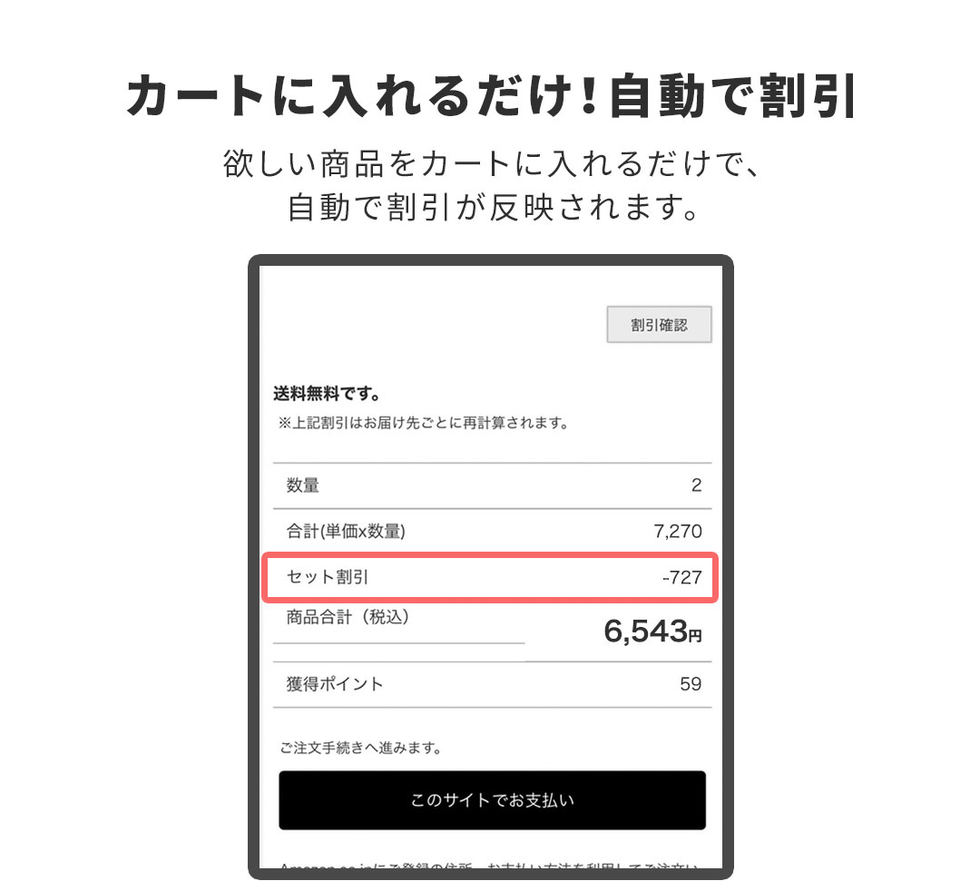 自動割引