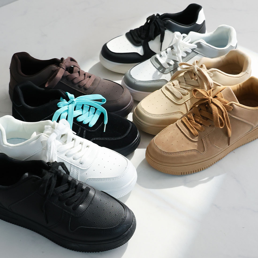 ローテクレースアップスニーカー