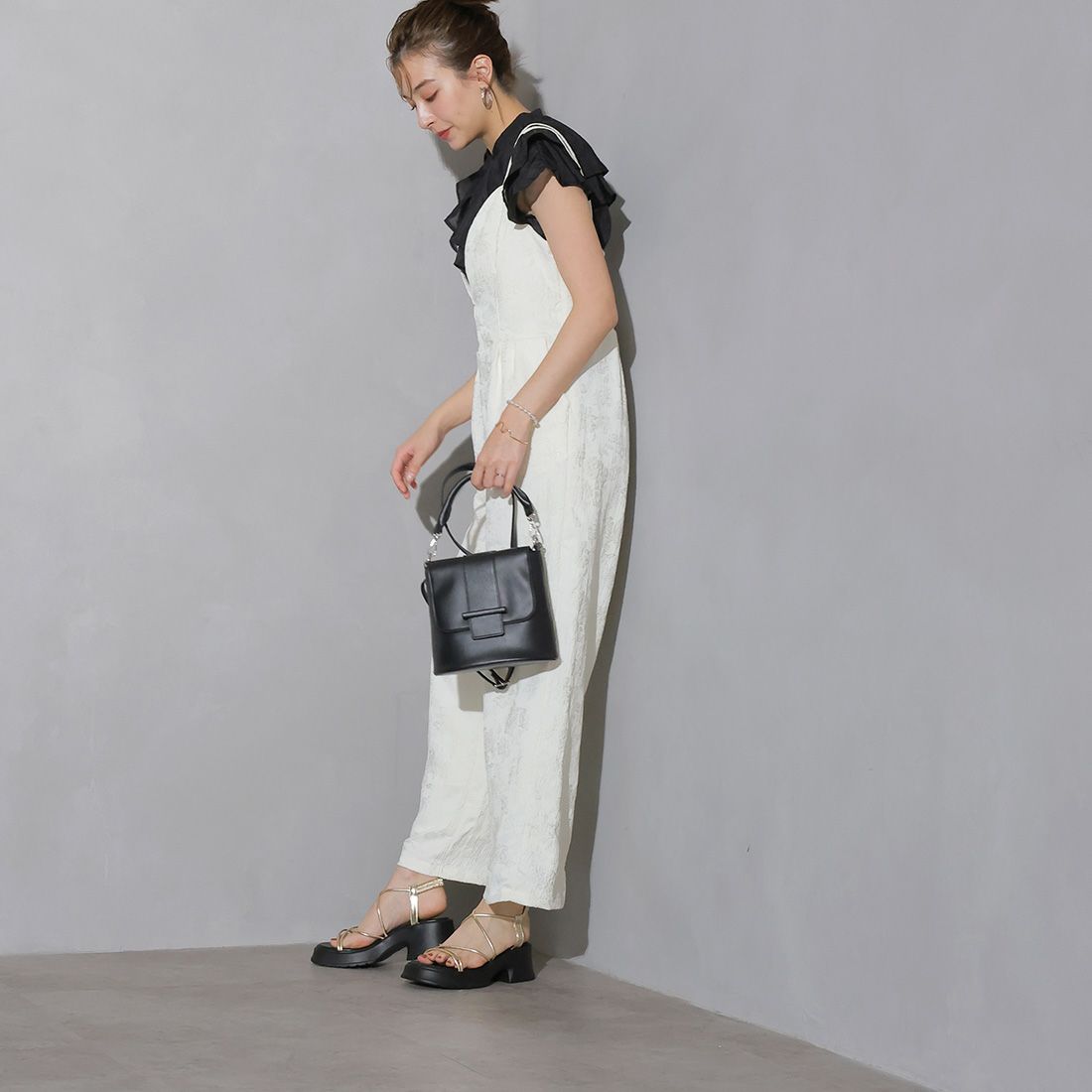 ⭐️美品⭐️　trippen　VIVIENNE　ストラップサンダル　ブラック 厚底プラットフォームアンクルストラップサンダル（サンダル