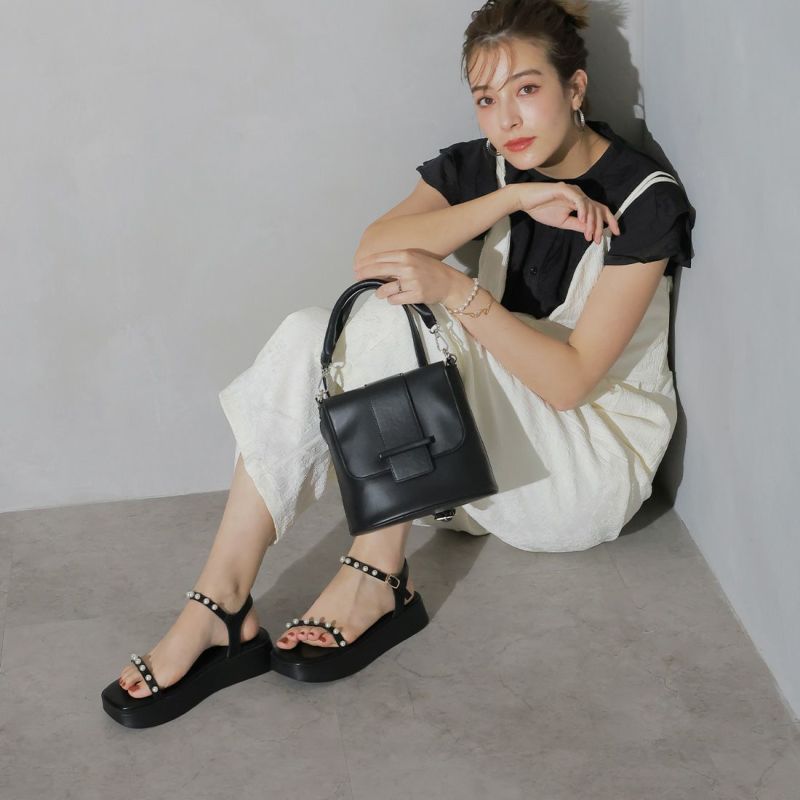 パール アンクルストラップ サンダル 韓国風 2色展開 楽天市場】【1点10%/2点15%/3点20%OFFクーポン】24年春夏新作
