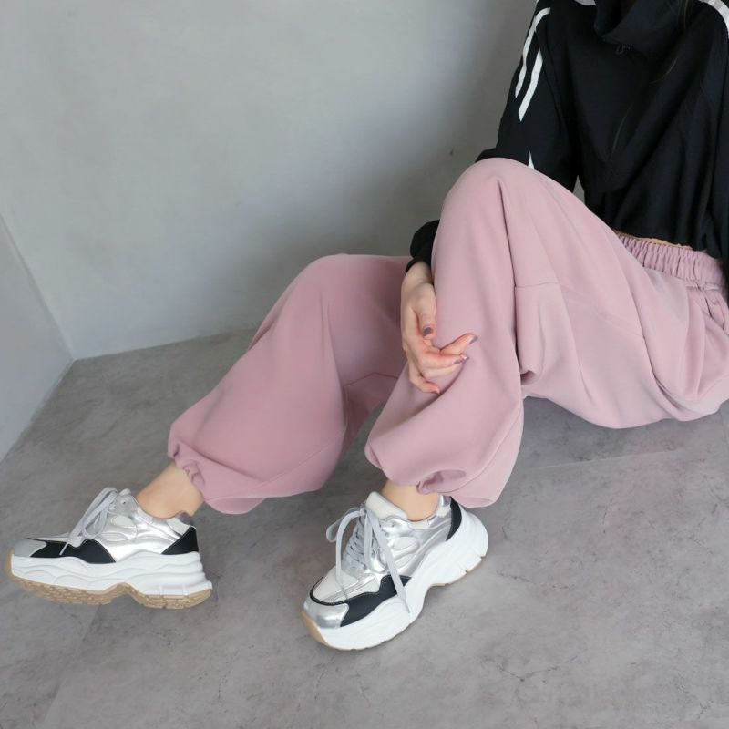 定価7.9万◆国内正規品◆RUN OF 異素材コンビスニーカー　アイボリー RUN OF - 【異素材を組み合わせた高級スニーカー】限定モデル