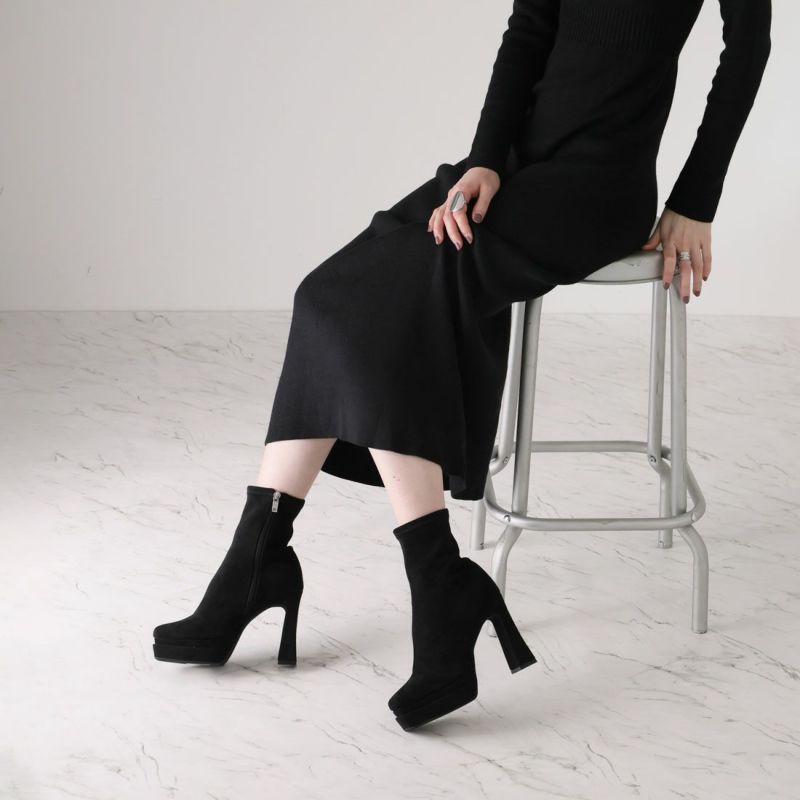 [Kathleen + Vanda] ミニスクエアトゥ アンクレット フラット Kathleen + Vanda] ミニスクエアトゥ アンクレット フラット