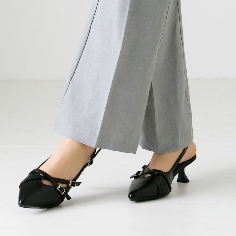 STEVE MADDEN ポイントトゥ スリングバック ストラップ パンプス STEVE MADDEN ポイントトゥ スリングバック ストラップ パンプス