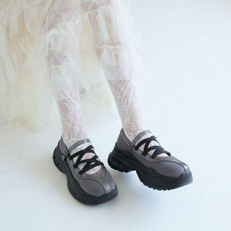 公式ストア/ZOZO限定】厚底レースアップメリージェーン